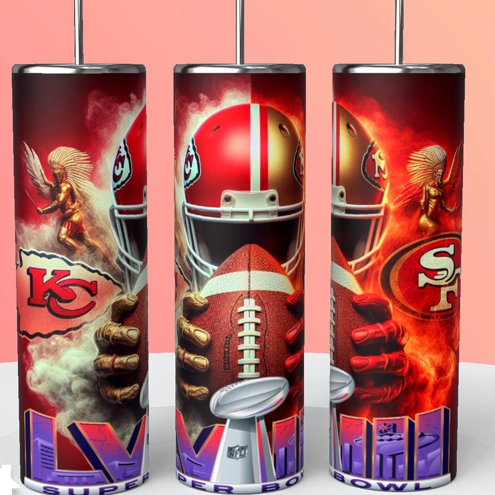20oz superbowl tumbler